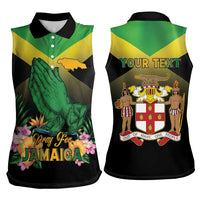 Personalized Pray For Jamaica Women Sleeveless Polo Shirt Jamaica Strong - Wonder Print Shop