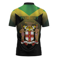 Personalized Pray For Jamaica Zipper Polo Shirt Jamaica Strong - Wonder Print Shop