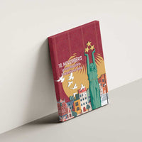 Latvia Independence Day Canvas Wall Art Latvija with Freedom Monument