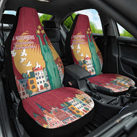 Latvia Independence Day Car Seat Cover Latvija with Freedom Monument