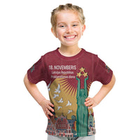 Latvia Independence Day Kid T Shirt Latvija with Freedom Monument