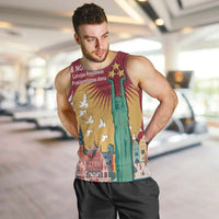 Latvia Independence Day Men Tank Top Latvija with Freedom Monument