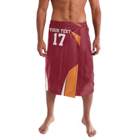 Latvia Football Custom Lavalava Red Latvian Pattern