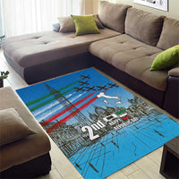 Italy Republic Day Area Rug Festa della Repubblica with Frecce Tricolori