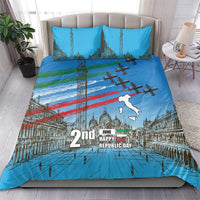 Italy Republic Day Bedding Set Festa della Repubblica with Frecce Tricolori