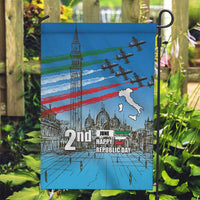 Italy Republic Day Garden Flag Festa della Repubblica with Frecce Tricolori
