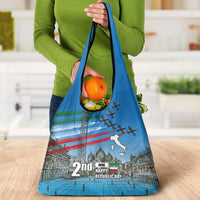 Italy Republic Day Grocery Bag Festa della Repubblica with Frecce Tricolori