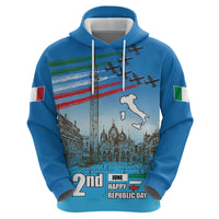 Italy Republic Day Hoodie Festa della Repubblica with Frecce Tricolori