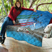 Italy Republic Day Quilt Festa della Repubblica with Frecce Tricolori