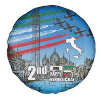 Italy Republic Day Spare Tire Cover Festa della Repubblica with Frecce Tricolori