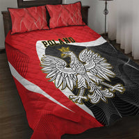 Poland White Crowned Eagle Quilt Bed Set Rzeczpospolita Polska LT17 - Wonder Print Shop