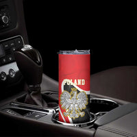 Poland White Crowned Eagle Skinny Tumbler Rzeczpospolita Polska LT17 - Wonder Print Shop