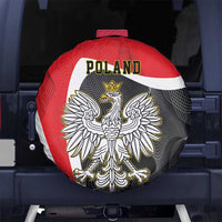 Poland White Crowned Eagle Spare Tire Cover Rzeczpospolita Polska LT17 - Wonder Print Shop