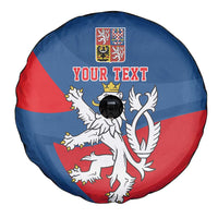 Personalized Czech Republic Coat of Arms Spare Tire Cover Statni Znak Ceske Republiky - Silver Double-tailed Lion LT17 - Wonder Print Shop