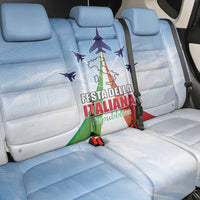 Italy Festa della Repubblica Back Car Seat Cover Frecce Tricolori with Dove