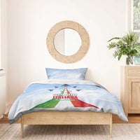 Italy Festa della Repubblica Bedding Set Frecce Tricolori with Dove