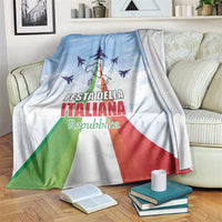 Italy Festa della Repubblica Blanket Frecce Tricolori with Dove