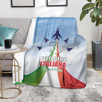 Italy Festa della Repubblica Blanket Frecce Tricolori with Dove