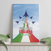Italy Festa della Repubblica Canvas Wall Art Frecce Tricolori with Dove