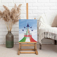 Italy Festa della Repubblica Canvas Wall Art Frecce Tricolori with Dove