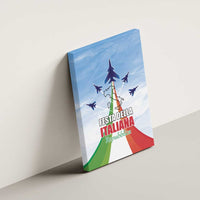 Italy Festa della Repubblica Canvas Wall Art Frecce Tricolori with Dove