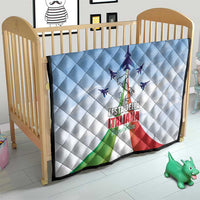 Italy Festa della Repubblica Quilt Frecce Tricolori with Dove