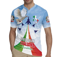 Italy Festa della Repubblica Rugby Jersey Frecce Tricolori with Dove