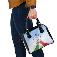 Italy Festa della Repubblica Shoulder Handbag Frecce Tricolori with Dove