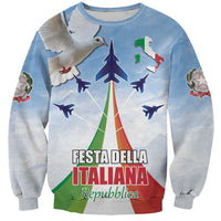 Italy Festa della Repubblica Sweatshirt Frecce Tricolori with Dove