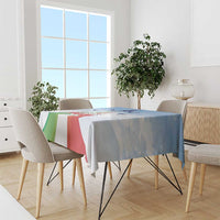 Italy Festa della Repubblica Tablecloth Frecce Tricolori with Dove