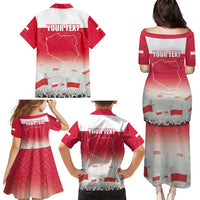 Polish Flag Day Personalized Family Matching Puletasi and Hawaiian Shirt Duma Narodu 2nd May