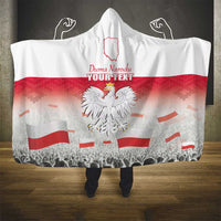 Polish Flag Day Personalized Hooded Blanket Duma Narodu 2nd May