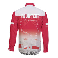 Polish Flag Day Personalized Long Sleeve Button Shirt Duma Narodu 2nd May