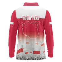 Polish Flag Day Personalized Long Sleeve Polo Shirt Duma Narodu 2nd May