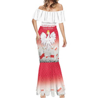 Polish Flag Day Personalized Mermaid Dress Duma Narodu 2nd May