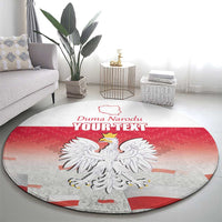 Polish Flag Day Personalized Round Carpet Duma Narodu 2nd May