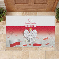 Polish Flag Day Personalized Rubber Doormat Duma Narodu 2nd May