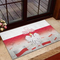 Polish Flag Day Personalized Rubber Doormat Duma Narodu 2nd May