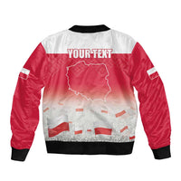 Polish Flag Day Personalized Sleeve Zip Bomber Jacket Duma Narodu 2nd May