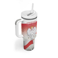 Polish Flag Day Personalized Tumbler With Handle Duma Narodu 2nd May