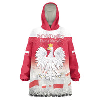 Polish Flag Day Personalized Wearable Blanket Hoodie Duma Narodu 2nd May
