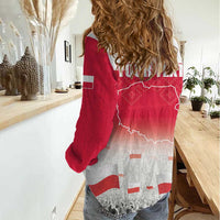 Polish Flag Day Personalized Women Casual Shirt Duma Narodu 2nd May