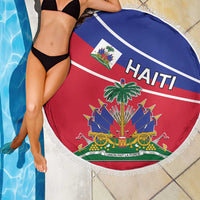 Haitian Flag Day 18 May Beach Blanket Jounen Drapo Ayisyen