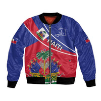 Haitian Flag Day 18 May Bomber Jacket Jounen Drapo Ayisyen