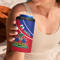 Haitian Flag Day 18 May 4 in 1 Can Cooler Tumbler Jounen Drapo Ayisyen