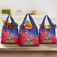 Haitian Flag Day 18 May Grocery Bag Jounen Drapo Ayisyen