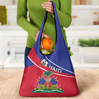 Haitian Flag Day 18 May Grocery Bag Jounen Drapo Ayisyen