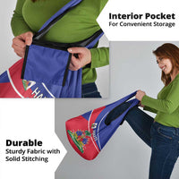 Haitian Flag Day 18 May Grocery Bag Jounen Drapo Ayisyen