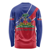 Haitian Flag Day 18 May Long Sleeve Shirt Jounen Drapo Ayisyen