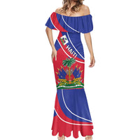 Haitian Flag Day 18 May Mermaid Dress Jounen Drapo Ayisyen